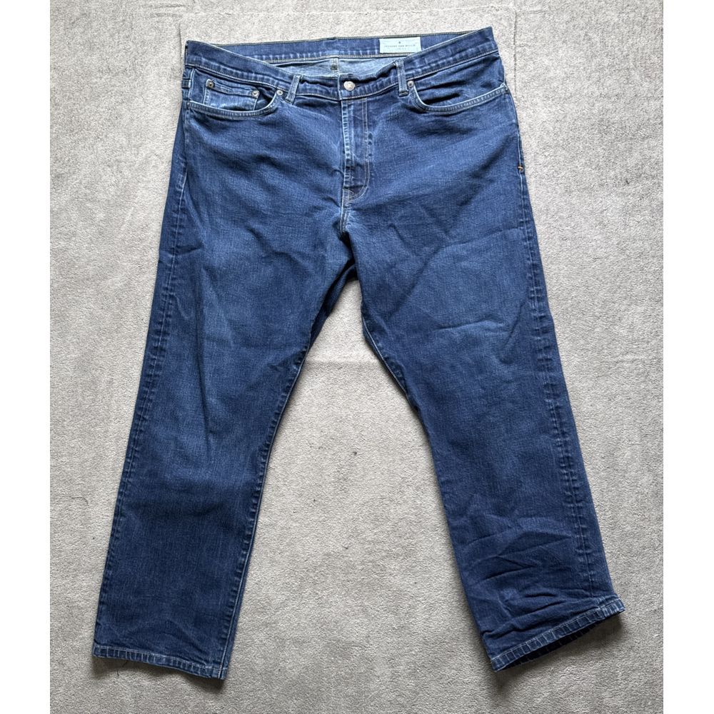 Imogene + Willie Selvedge Mens Jeans Barton Slim 42‎ (Fits 38x26) Blue Straight